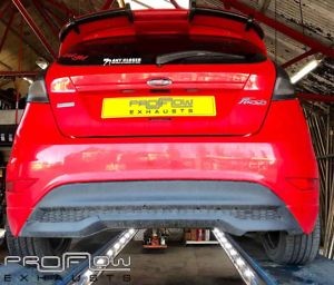 Ford Fiesta Stainless Steel Back Box Delete With Twin Tailpipe Proflow Custom Exhausts (5)
