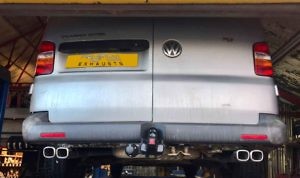 VW Transporter T5 With Proflow Exhausts Mid And Rear Stainless Steel Exhaust (2)