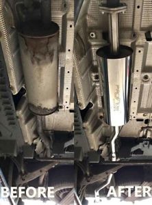 Proflow Exhausts Stainless Steel Vw T5 Transporter Volkswagen Mid Rear With Siingle Twin Tip (4)