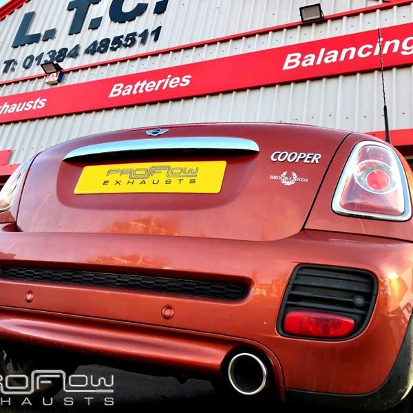 Mini Cooper Proflow Exhausts Stainless Steel Back Box Delete(1)