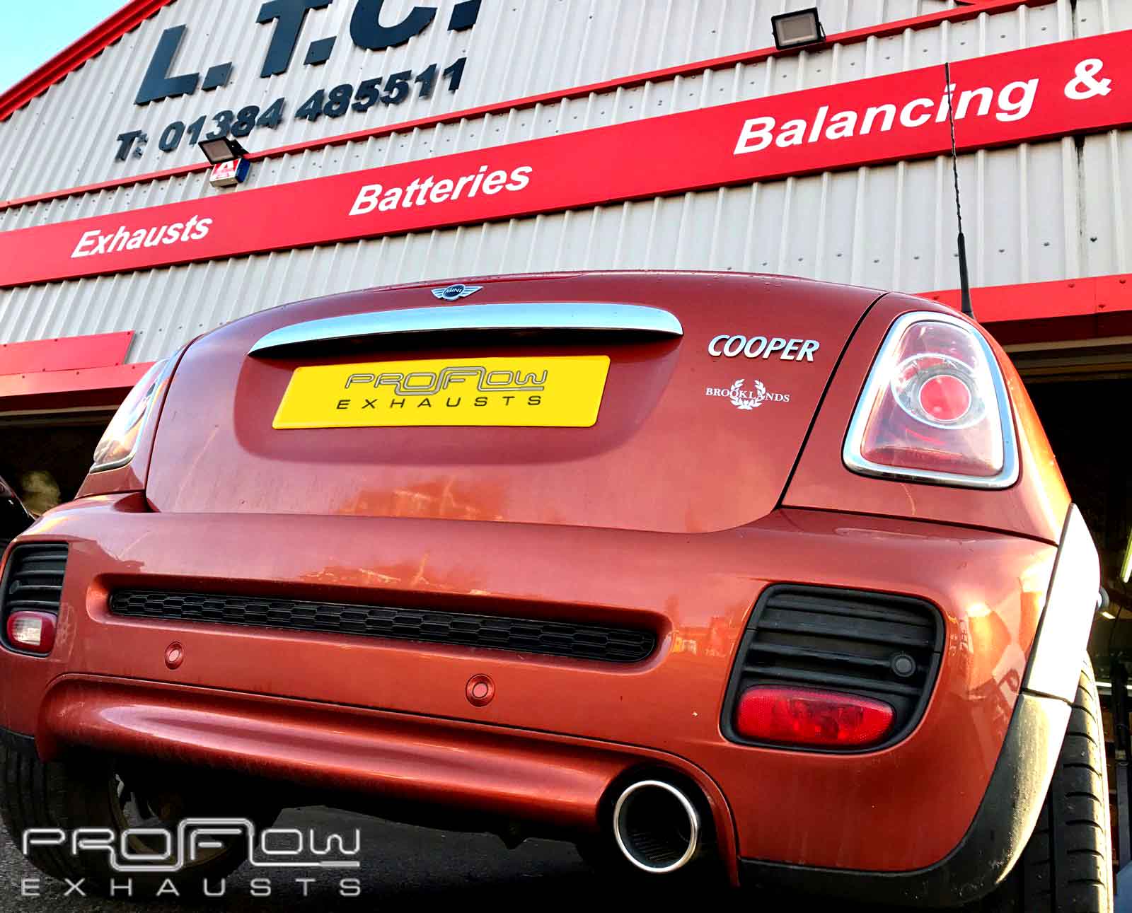 Mini Cooper Proflow Exhausts Stainless Steel Back Box Delete(1)