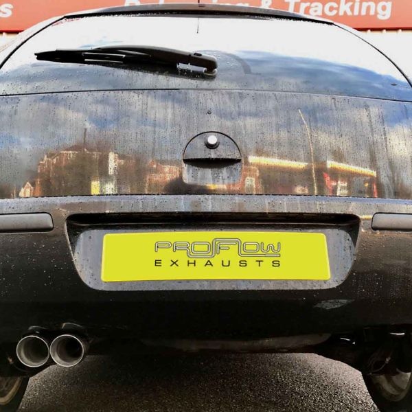 Proflow Exhausts Vauxhall Corsa Stainless Steel Back Box Delete With Twin Tip Tailpipe (3)