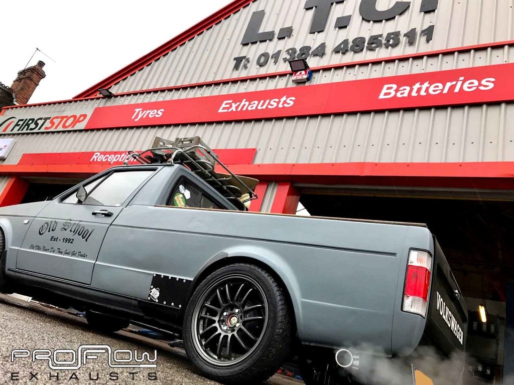 VW Caddy Mid And Rear 1 Box 2 1 2 Inch Pipe Stainless Steel Exhaust