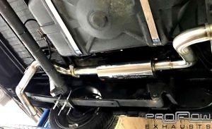 VW Caddy Mid And Rear 1 Box 2 1 2 Inch Pipe Stainless Steel Exhaust System Proflow (3)
