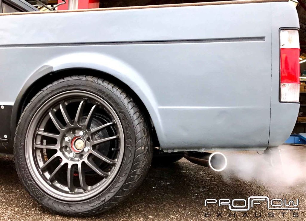 VW Caddy Mid And Rear 1 Box 2 1 2 Inch Pipe Stainless Steel Exhaust