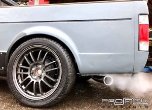 VW Caddy Mid And Rear 1 Box 2 1 2 Inch Pipe Stainless Steel Exhaust System Proflow (4)