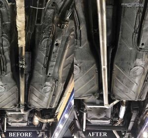 VW Caddy Mid And Rear 1 Box 2 1 2 Inch Pipe Stainless Steel Exhaust System Proflow (6)