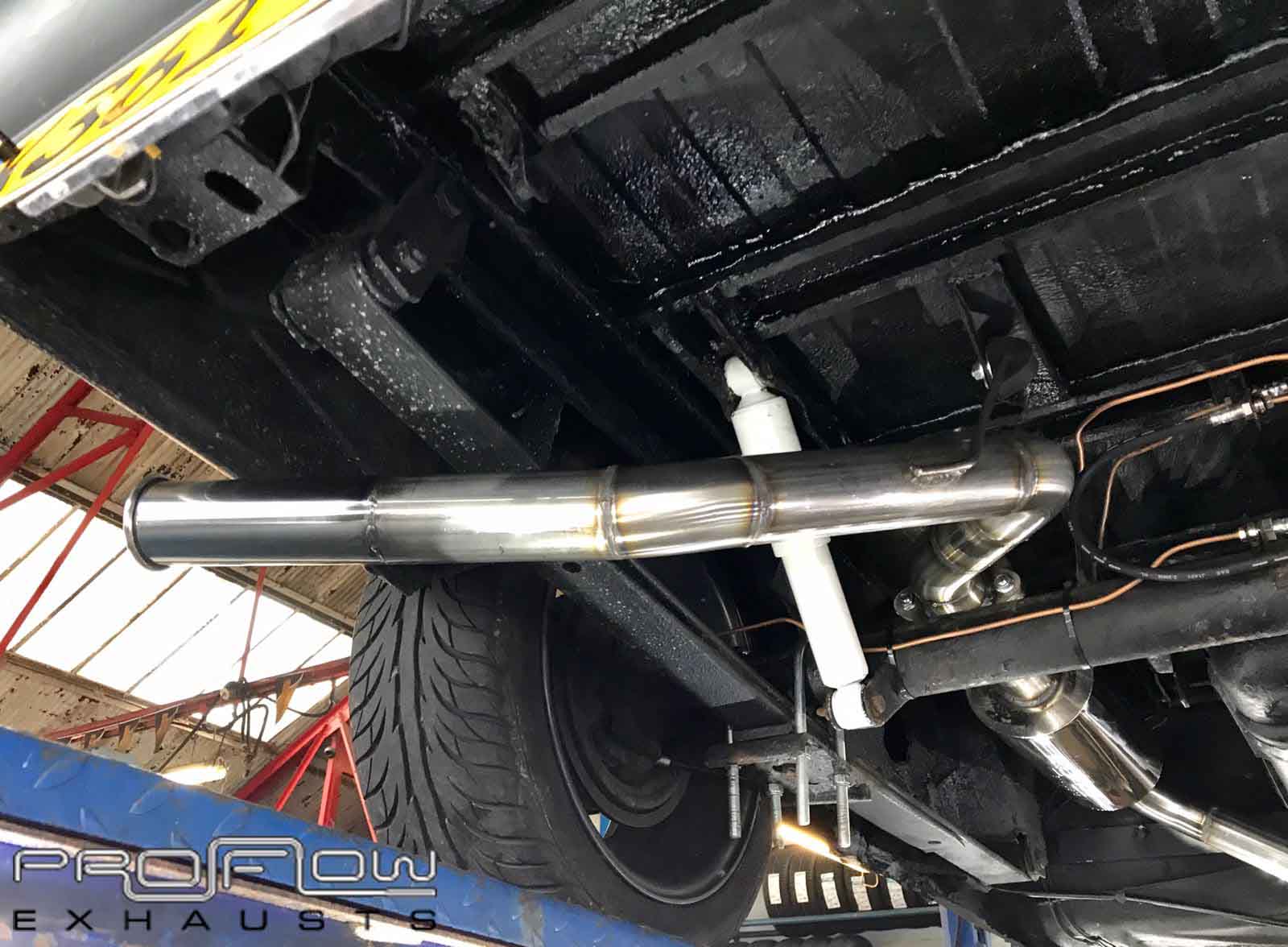 VW Caddy Mid And Rear 1 Box 2 1 2 Inch Pipe Stainless Steel Exhaust