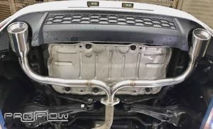 VW Golf Fitted With Stainless Steel Dual With Exit With Single Tailpipes Proflow Exhausts (2) Copy