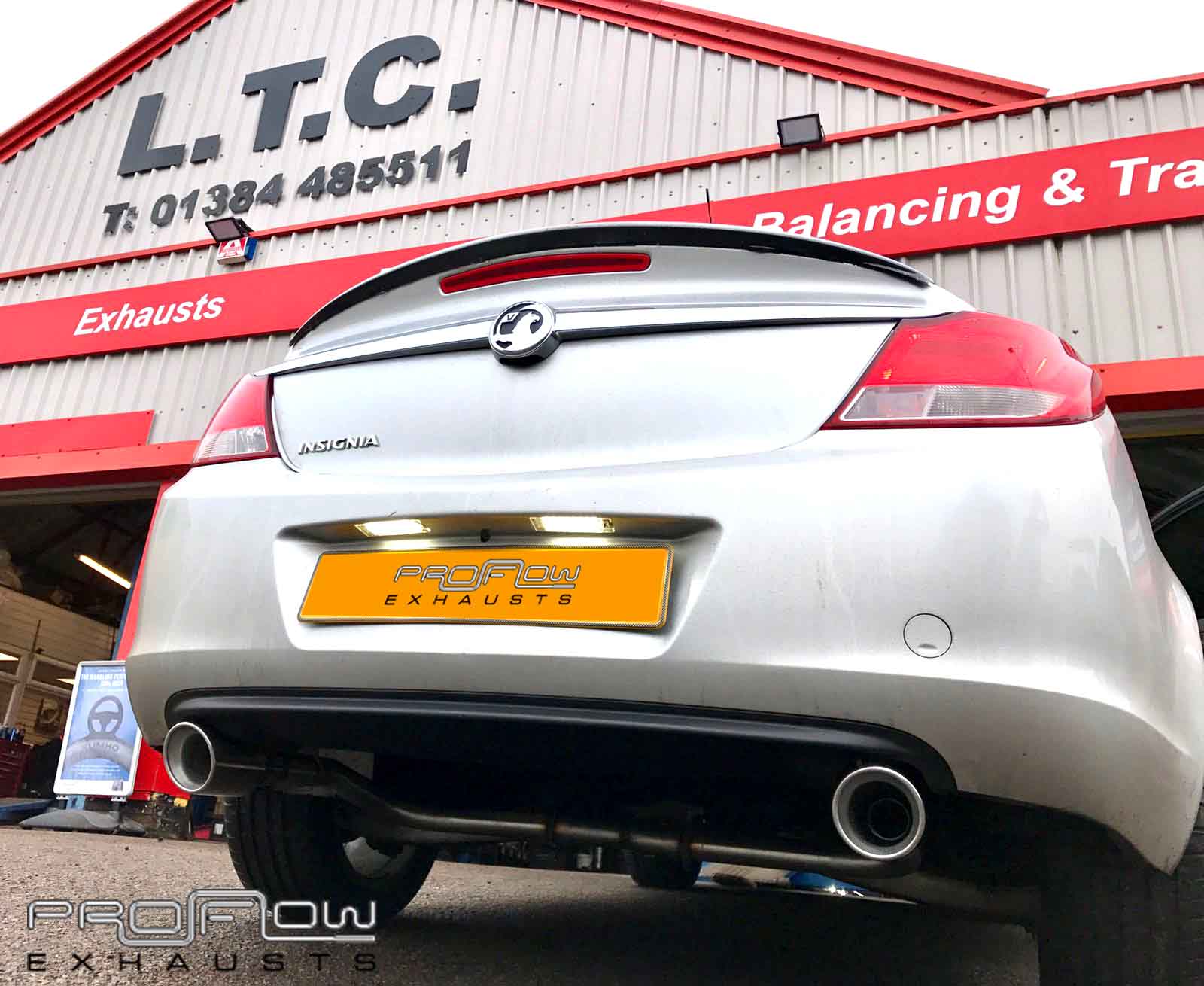 Proflow Exhausts Vauxhall Insignia Middle And Dual Rear Stainless Steel Exhaust System (1)