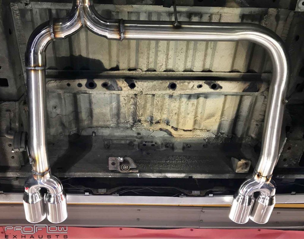 Vauxhall Vivaro fitted with Proflow Exhausts Stainless Steel Dual Twin