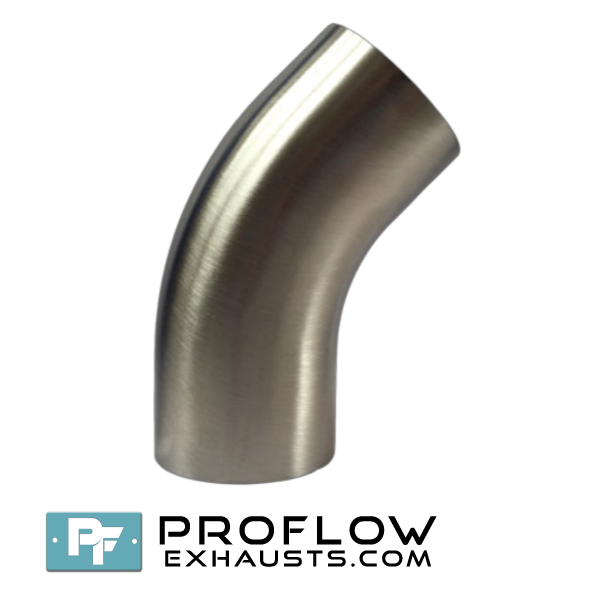 Proflow exhausts 90 Degree Short Dairy Bend Stainless Steel