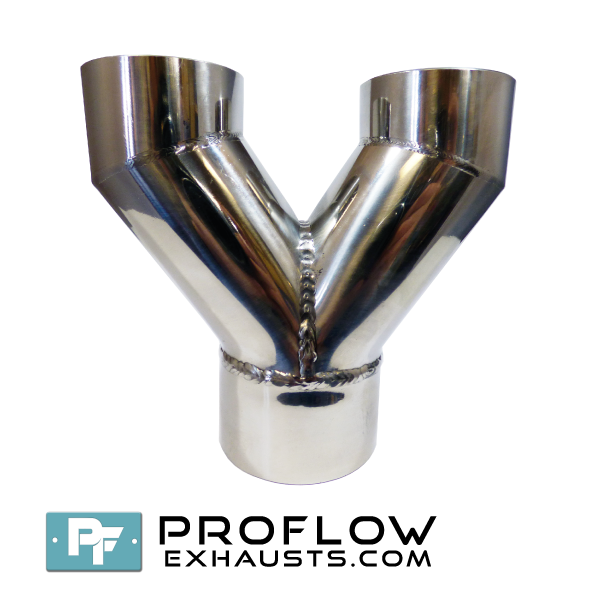 Proflow Exhausts Y-Pipe stainless steel