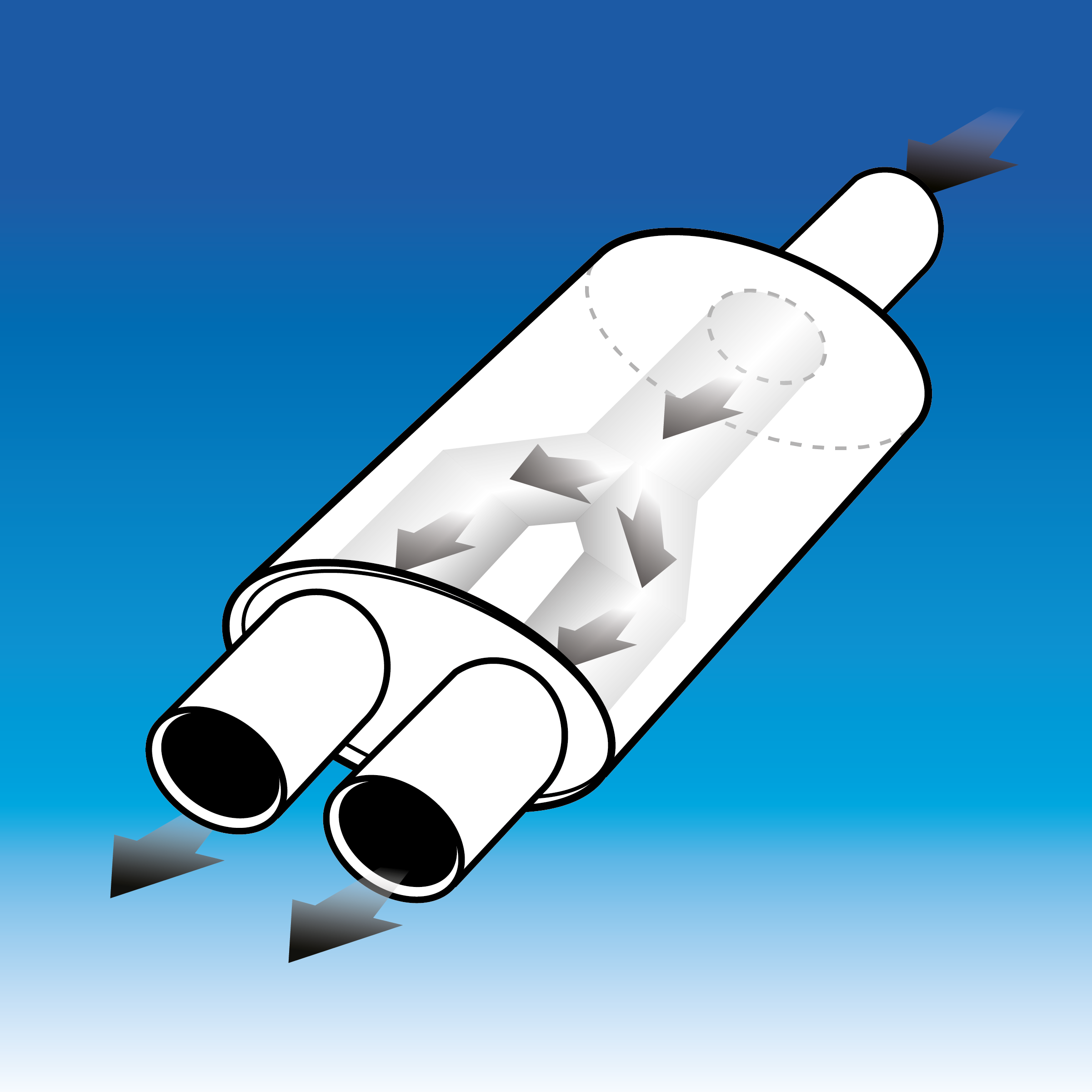 Proflow Exhausts Silencer Oval Box (OTSR) Proflow Exhausts