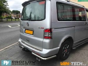 VW Transporter T5 Van Fitted With Stainless Steel Middle And Rear Exhaust System (3)