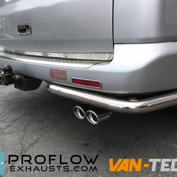 VW T5 fitted with Proflow Custom Stainless Steel Exhaust