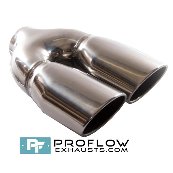 Proflow Exhausts Stainless Steel Twin Tailpipe TX177