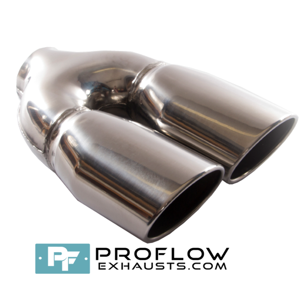 Proflow Exhausts Stainless Steel Twin Tailpipe TX177