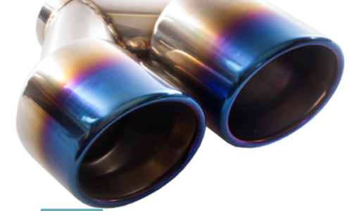 Proflow Exhausts Twin Staggered Round Burnt Tips Tailpipe TX179L/R