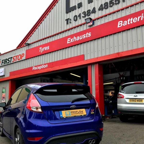 Ford Fiesta fitted with Proflow Exhausts Stainless Steel