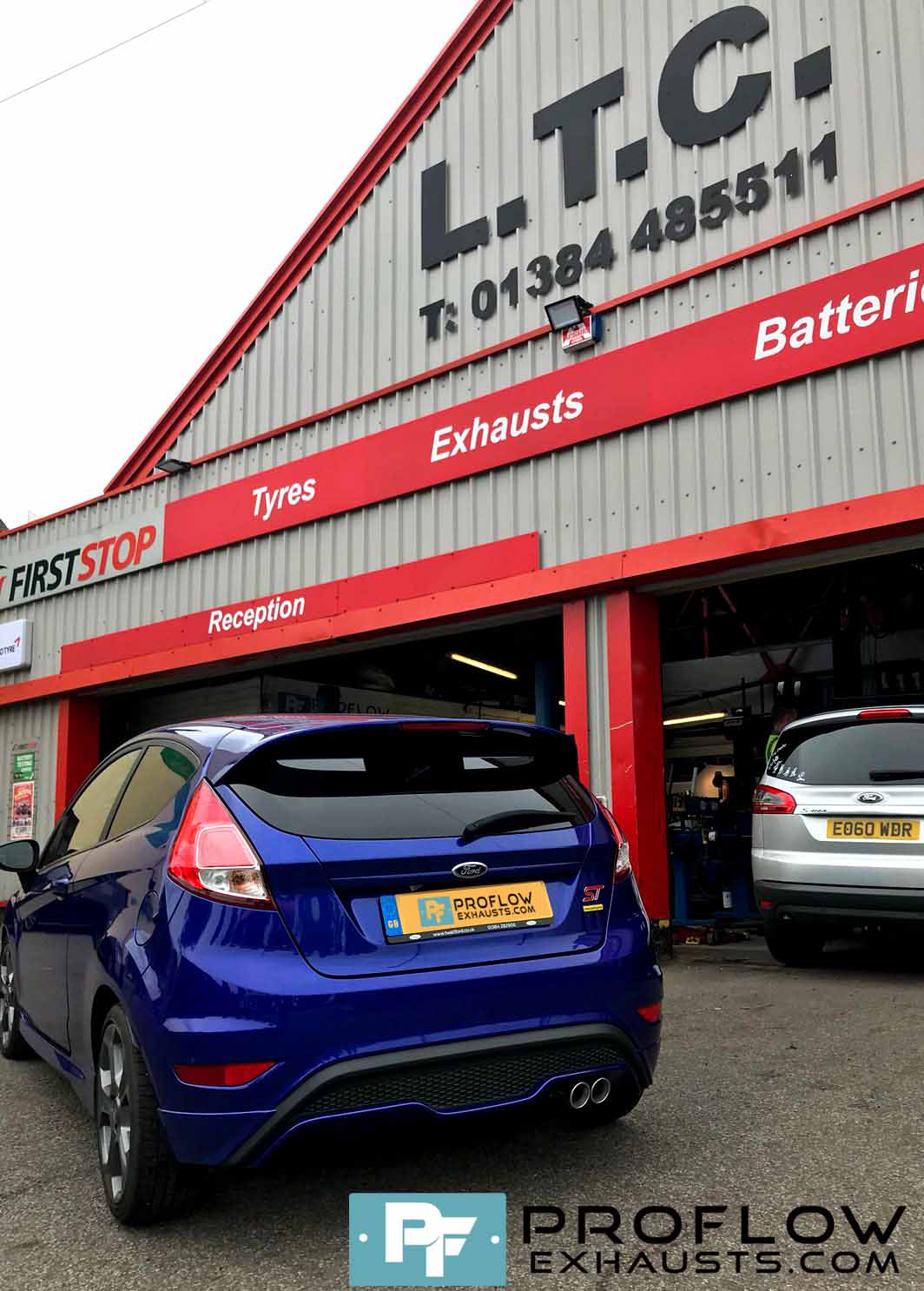 Ford Fiesta fitted with Proflow Exhausts Stainless Steel