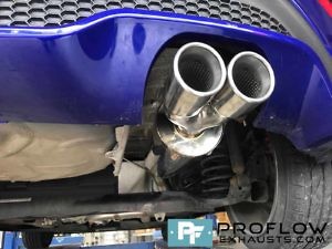 Ford Fiesta fitted with Proflow Exhausts Stainless Steel
