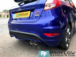 Ford Fiesta fitted with Proflow Exhausts Stainless Steel