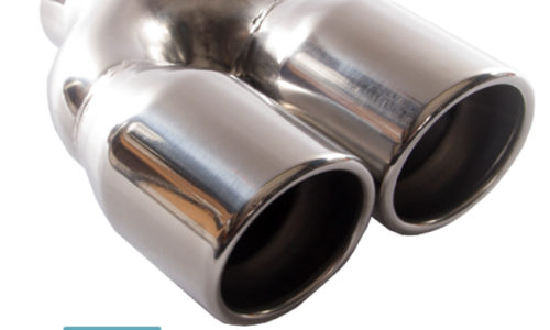 Proflow Exhausts Stainless Steel Twin Round Tailpipe TX023