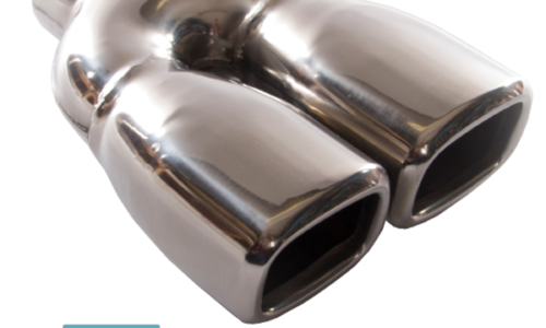 Proflow Exhausts Stainless Steel Twin Square Tailpipe TX046