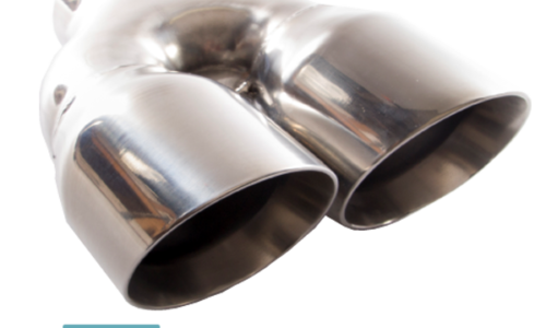 Proflow Exhausts Stainless Steel Twin Round Tailpipe TX082