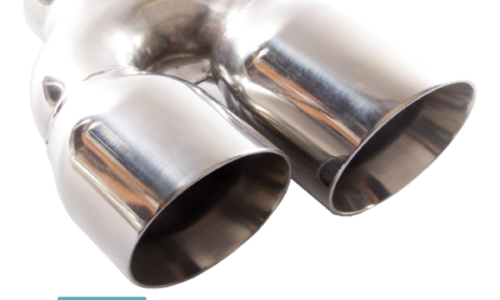 Proflow Exhausts Stainless Steel Twin Staggered Round Tailpipe TX084L/R