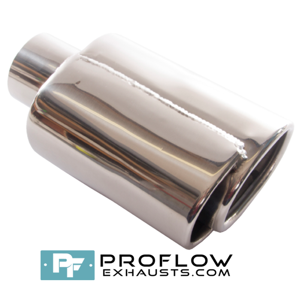 Proflow Exhausts Stainless Staggered Square Tailpipe TX122L/R