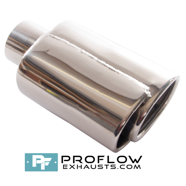 Proflow Exhausts Stainless Staggered Square Tailpipe TX122L/R