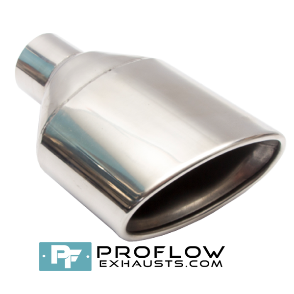 Proflow Exhausts Stainless Staggered 6X4 Oval Tailpipe TX164L/R