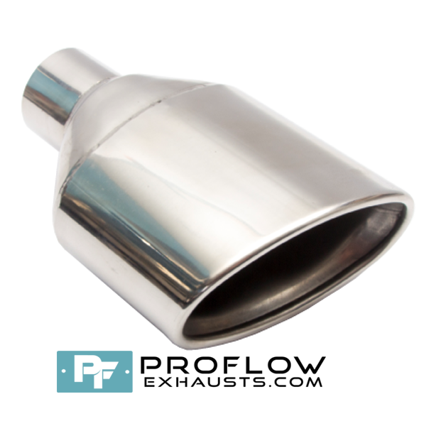 Proflow Exhausts Stainless Staggered 6X4 Oval Tailpipe TX164L/R
