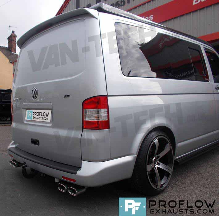 VW T5 Transporter Stainless Steel Custom Exhaust Back Box