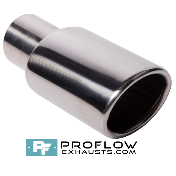 Proflow Exhausts Stainless Steel Tailpipe Oval TX038