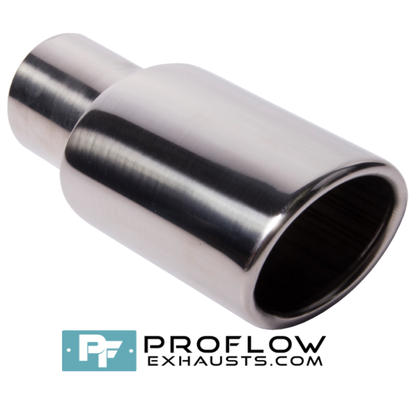 Proflow Exhausts Stainless Steel Tailpipe Oval TX038