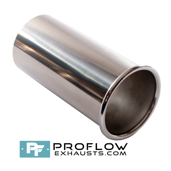 Round OutwardRolled Tailpipe (TX068) Proflow Exhausts Stainless