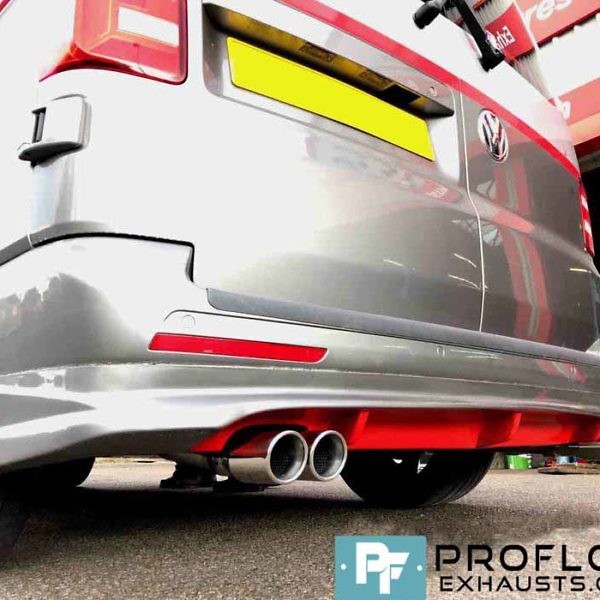 VW T5 Fitted With Proflow Custom Stainless Steel Exhaust (4)
