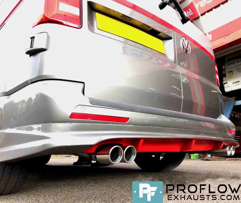 VW T5 Fitted With Proflow Custom Stainless Steel Exhaust (4)