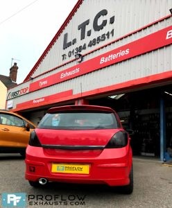 Vauxhall Astra Fitted With Proflow Exhausts Stainless Steel Exhaust (1)