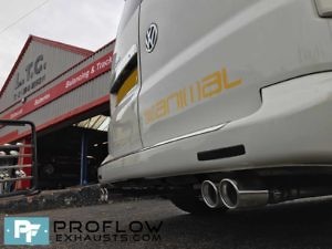 VW T5 fitted with a Proflow Stainless Steel Custom Exhaust
