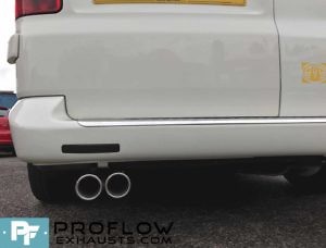 VW T5 fitted with a Proflow Stainless Steel Custom Exhaust