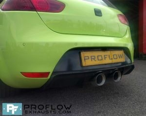 Seat Leon fitted with Proflow Custom Stainless Steel Exhaust