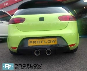 Seat Leon fitted with Proflow Custom Stainless Steel Exhaust