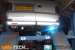 Vw Transporter T5.1 Fitted With Proflow Exhausts Van Tech Middle And Dual Rear Stainless Steel Exhaust System (10)