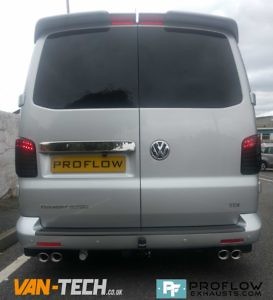 Vw Transporter T5.1 Fitted With Proflow Exhausts Van Tech Middle And Dual Rear Stainless Steel Exhaust System (7)