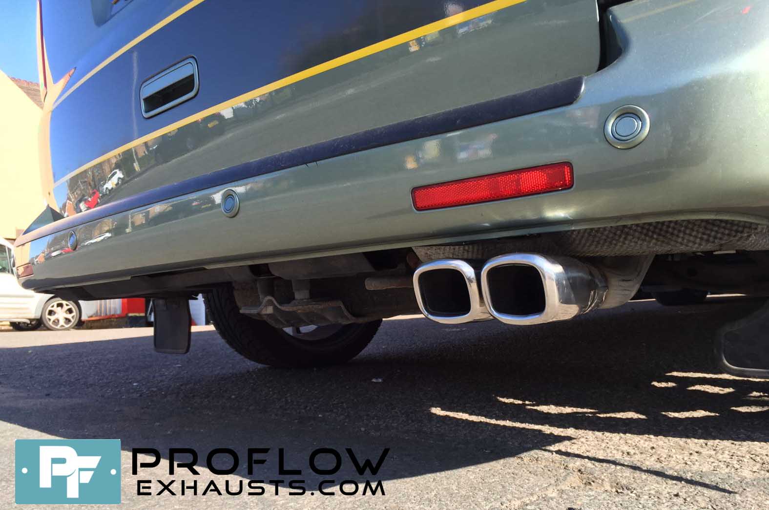 VW T5 Transporter Stainless Steel Custom Exhaust Back Box