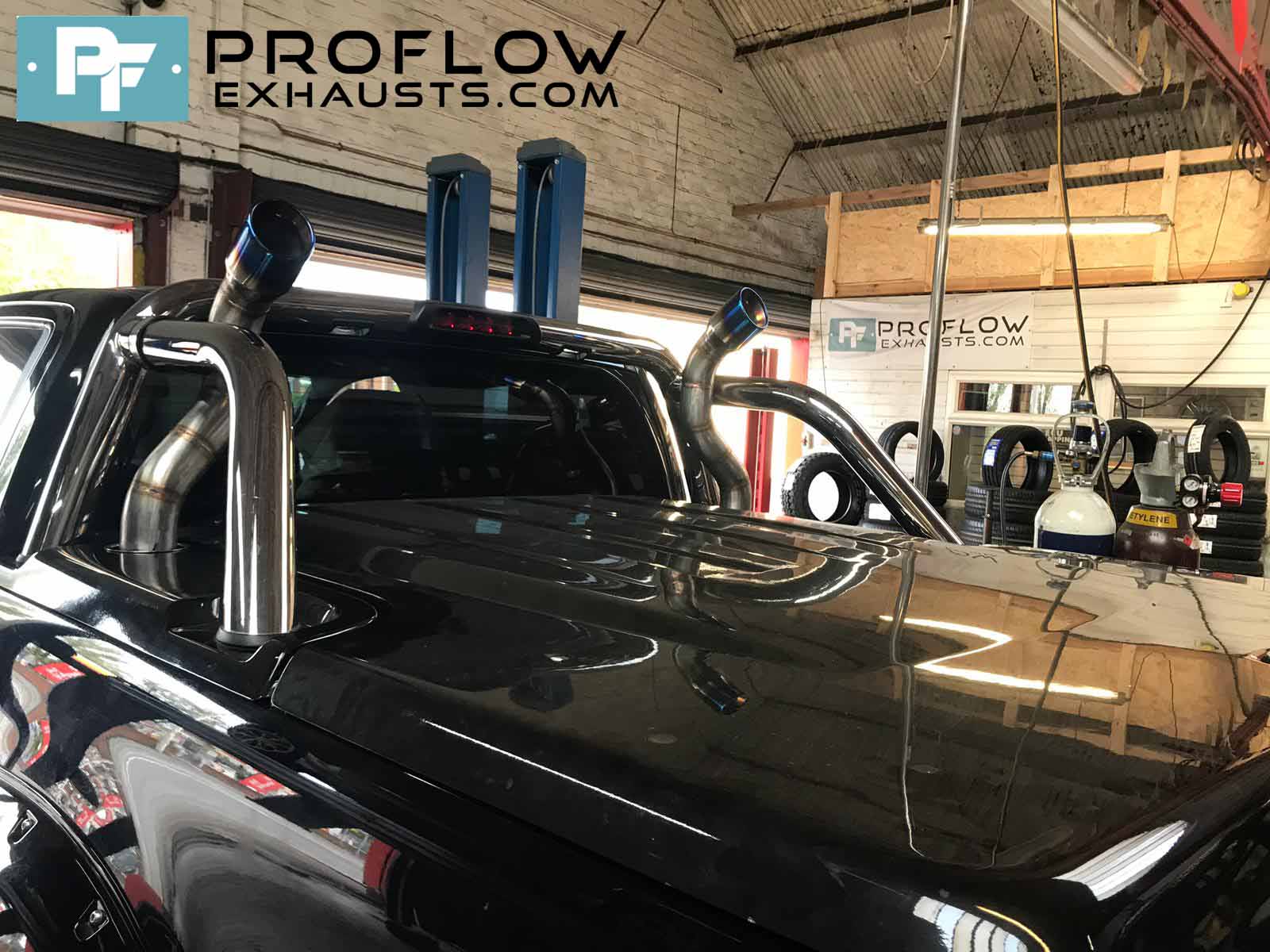 Ford Ranger Custom Built Proflow Exhausts Stainless Steel Bespoke (8